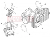 PIAGGIO BEVERLY 250 ie SPORT Throttle body - Injector - Induction joint