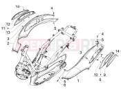 PIAGGIO Beverly 250 Tourer oldal burkolat - idomzat