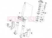 PIAGGIO Beverly 300 ie Tourer Fork/steering tube - Steering bearing unit