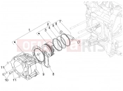 PIAGGIO Beverly 300 RST/S 4V ie Cylinder-piston-wrist pin unit