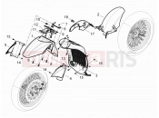 PIAGGIO Beverly 300 RST/S 4V ie Wheel huosing - Mudguard