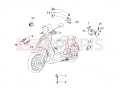 PIAGGIO Beverly 500 kezelőszervek - akkumulátor
