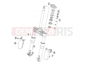 PIAGGIO Beverly 500 Fork/steering tube - Steering bearing unit