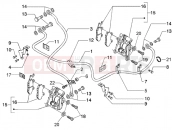PIAGGIO Brake calipers-brake pipes