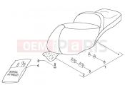 PIAGGIO Saddle-tools kit- sattel-