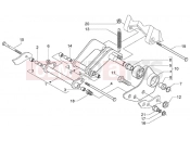 PIAGGIO motorfelfüggesztés