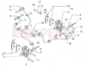 PIAGGIO BV 250 (U.S.A.) Brakes pipes - Calipers