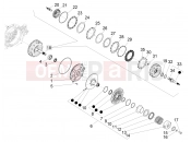 PIAGGIO BV 350 4T 4V ie E3 ABS ( USA / CA ) Driven pulley