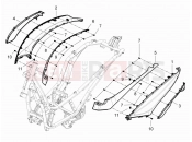 PIAGGIO BV 350 4T 4V ie E4 ABS ( USA / CA ) oldal burkolat - idomzat
