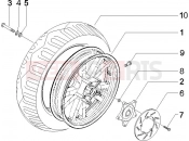 PIAGGIO BV 500 ( USA / CA ) Rear wheel