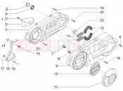 PIAGGIO BV 500 ( USA / CA ) Crankcase cover - Crankcase cooling