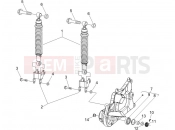 PIAGGIO BV 500 ( USA / CA ) Rear suspension - Shock absorber/s