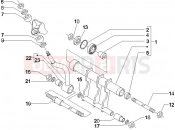 PIAGGIO BV 500 ( USA / CA ) Swinging arm