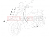 PIAGGIO BV 500 ( USA / CA ) bowden