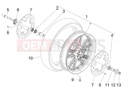 PIAGGIO BV 500 Tourer ( USA / CA ) Front wheel