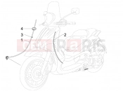 PIAGGIO BV 500 Tourer ( USA / CA ) bowden