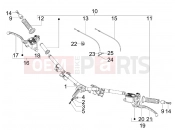PIAGGIO Carnaby 250 ie Handlebars - Master cil.