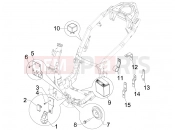 PIAGGIO Carnaby 250 ie Remote control switches - Battery - Horn