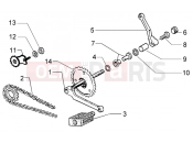 PIAGGIO crank spindle