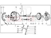 PIAGGIO rear hub