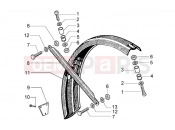 PIAGGIO rear mudguard