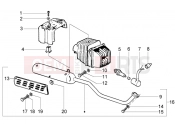 PIAGGIO silencer-baffle