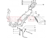PIAGGIO Rear shock absorber-Stand