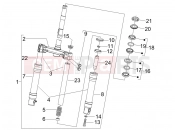 PIAGGIO Fly 100 Fork/steering tube - Steering bearing unit