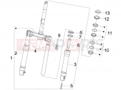 PIAGGIO Fly 100 Fork/steering tube - Steering bearing unit