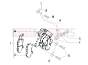 PIAGGIO Fly 125  Brakes pipes - Calipers