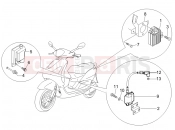 PIAGGIO Fly 125  Voltage Regulators - Electronic Control Units (ecu) - H.T. Coil