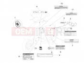 PIAGGIO Fly 150 3V ie Plates - Emblems