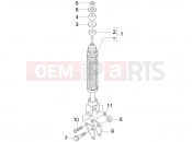 PIAGGIO Fly 150 Rear suspension - Shock absorber/s