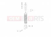 PIAGGIO Fly 50 4T 2V Rear suspension - Shock absorber/s