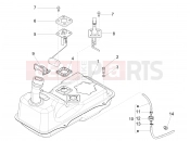 PIAGGIO Fly 50 4T 4V (USA) Fuel tank