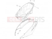 PIAGGIO Fly 50 4T 4V (USA) Helmet huosing - Undersaddle