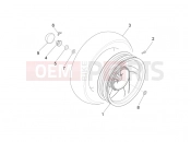 PIAGGIO Fly 50 4T 4V (USA) Rear wheel