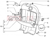 PIAGGIO kesztyűtartó