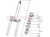 PIAGGIO Steering bearing ball tracks