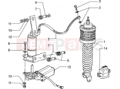 PIAGGIO automatically adjustable rear damper