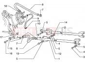 PIAGGIO cooling piping