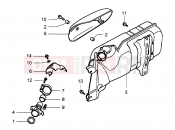 PIAGGIO kipufogó