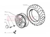 PIAGGIO front wheel
