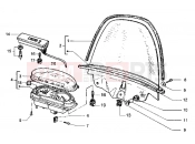 PIAGGIO speedometer (kms)-windshield
