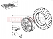 PIAGGIO Rear wheel