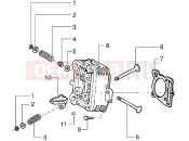 PIAGGIO Head - valves