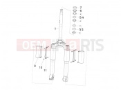 PIAGGIO Liberty 125 4T 2V Fork/steering tube - Steering bearing unit