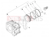 PIAGGIO Liberty 125 Cylinder-piston-wrist pin unit