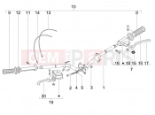 PIAGGIO Liberty 125 Handlebars - Master cil.