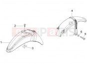 PIAGGIO Liberty 125 Wheel huosing - Mudguard